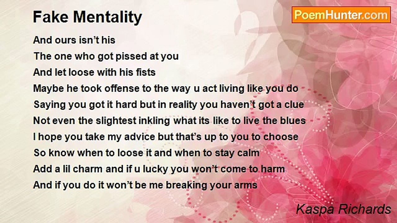 Kaspa Richards - Fake Mentality