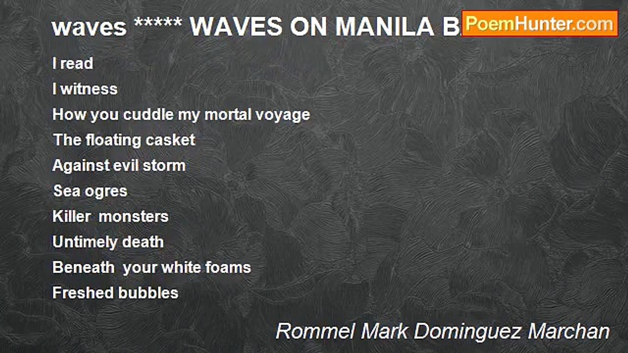 Rommel Mark Dominguez Marchan - waves ***** WAV...