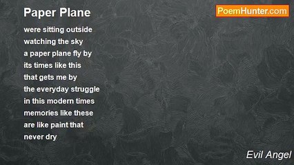 Evil Angel - Paper Plane