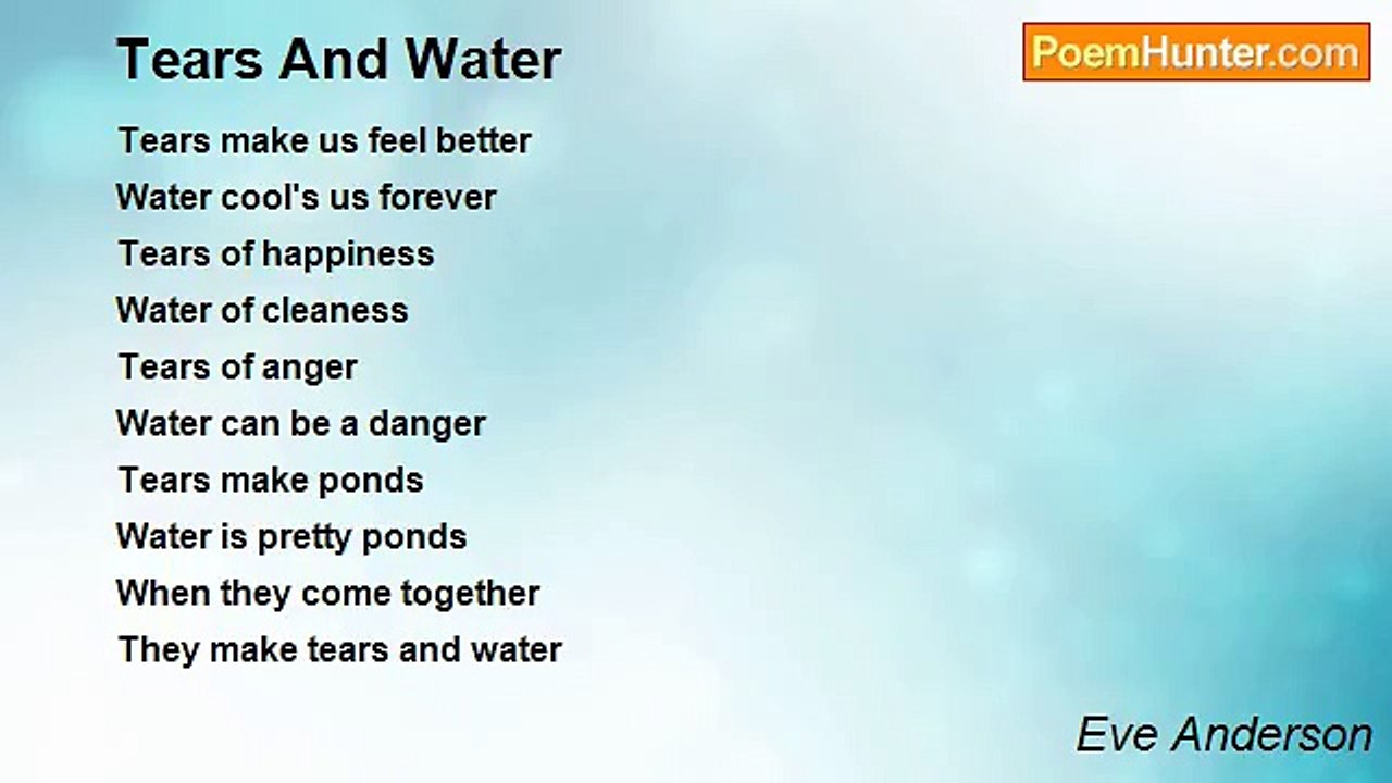 Eve Anderson - Tears And Water