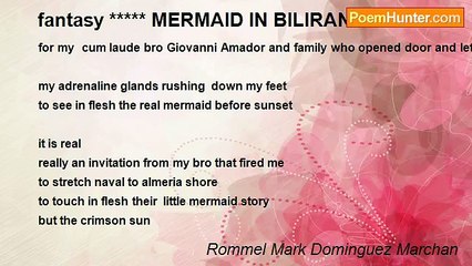 Rommel Mark Dominguez Marchan - fantasy ***** MERMAID IN BILIRAN SUNSET
