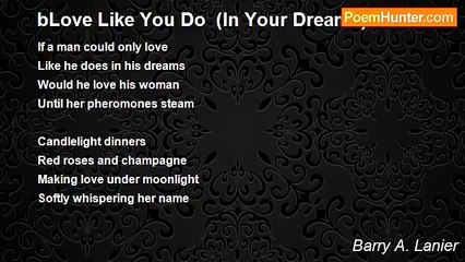 Barry A. Lanier - bLove Like You Do  (In Your Dreams)