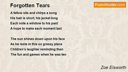 Zoe Elsworth - Forgotten Tears