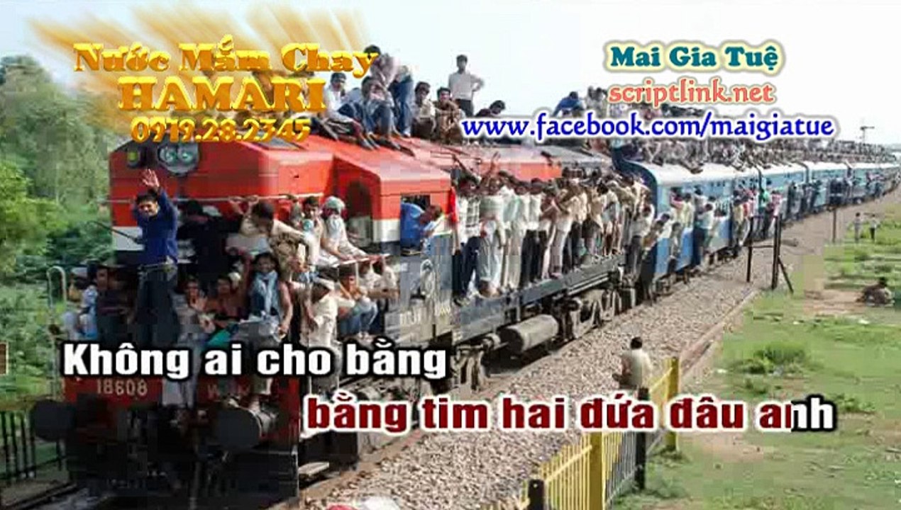 [KARAOKE NHAC SONG] TAU VE QUE HUONG