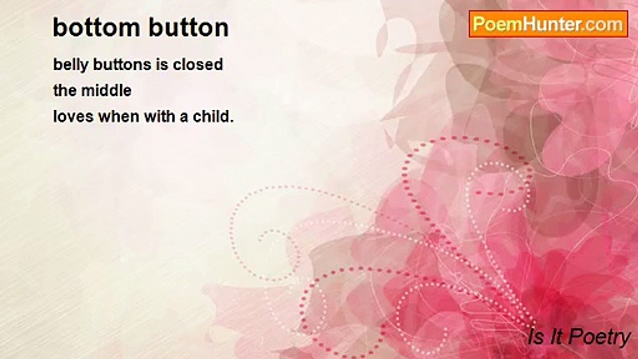 Is It Poetry - bottom button