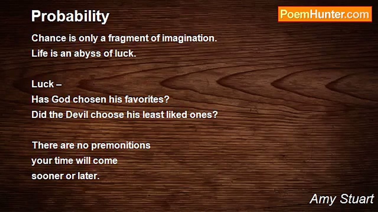 Amy Stuart - Probability