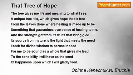 Obinna Kenechukwu Eruchie - That Tree of Hope
