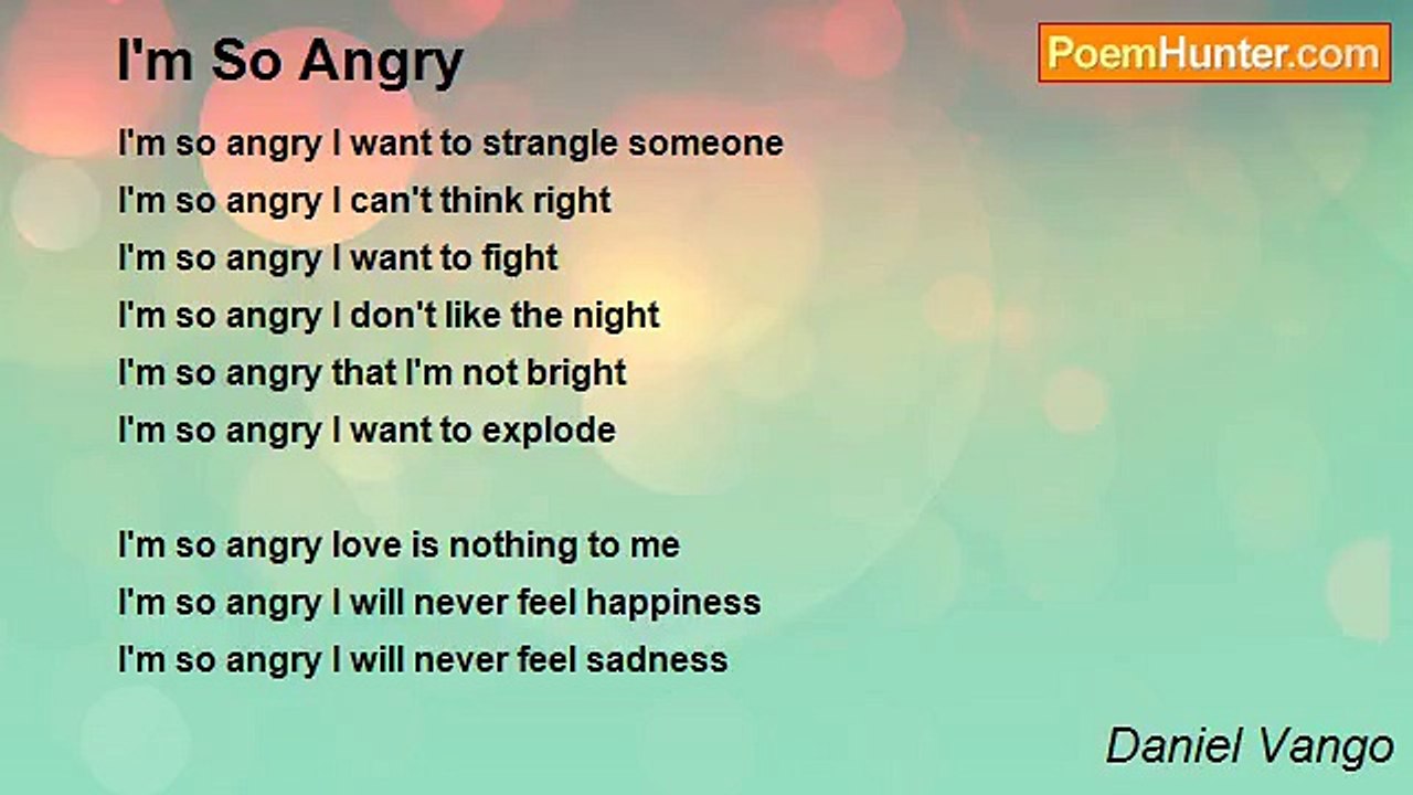 Daniel Vango - I'm So Angry