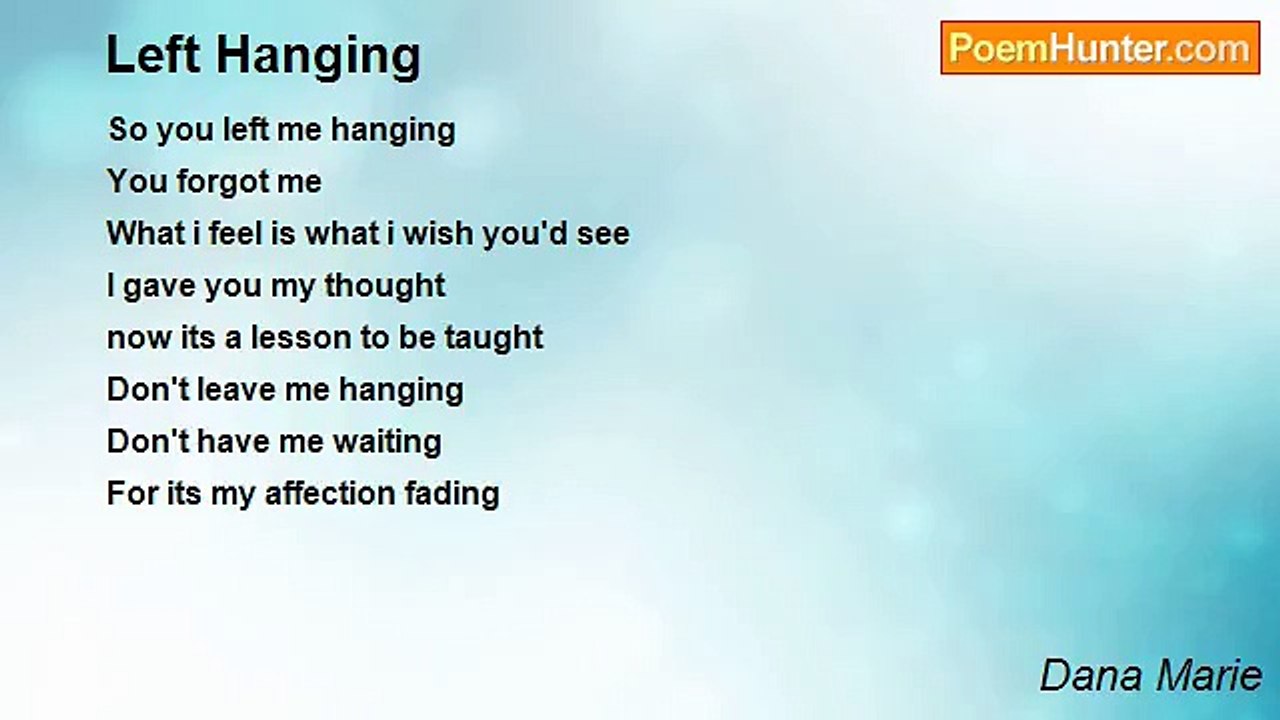 Dana Marie - Left Hanging