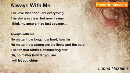 Lubna Hazeem - Always With Me 🎶 | Heartfelt Lyrics and Meaning