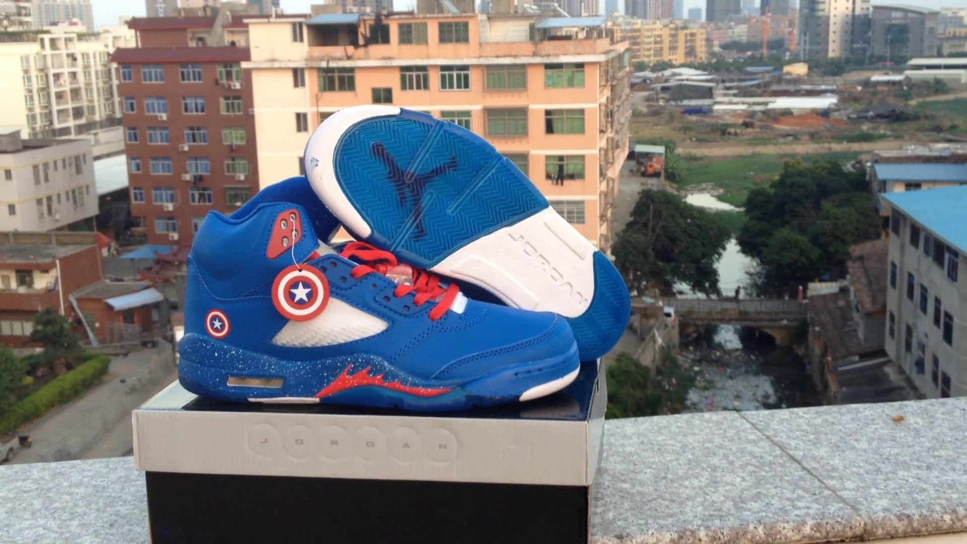 captain america 5 jordans