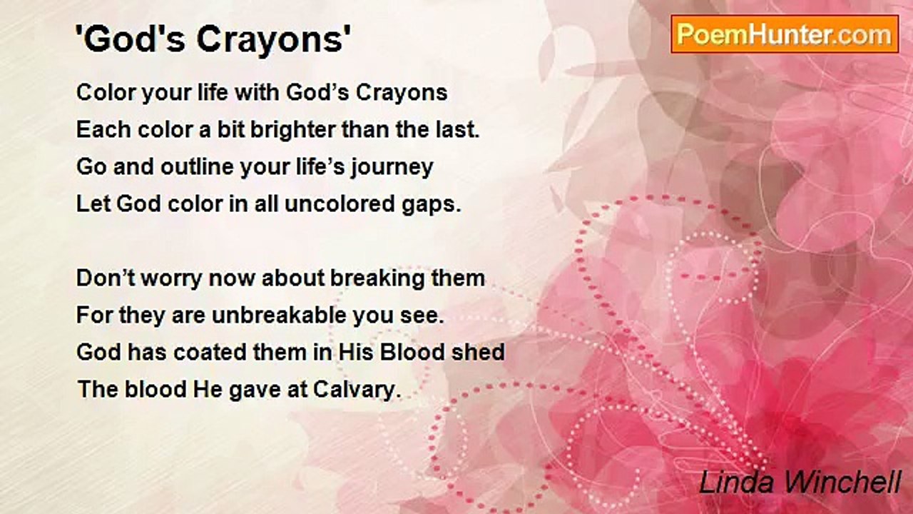 Linda Winchell - 'God's Crayons'