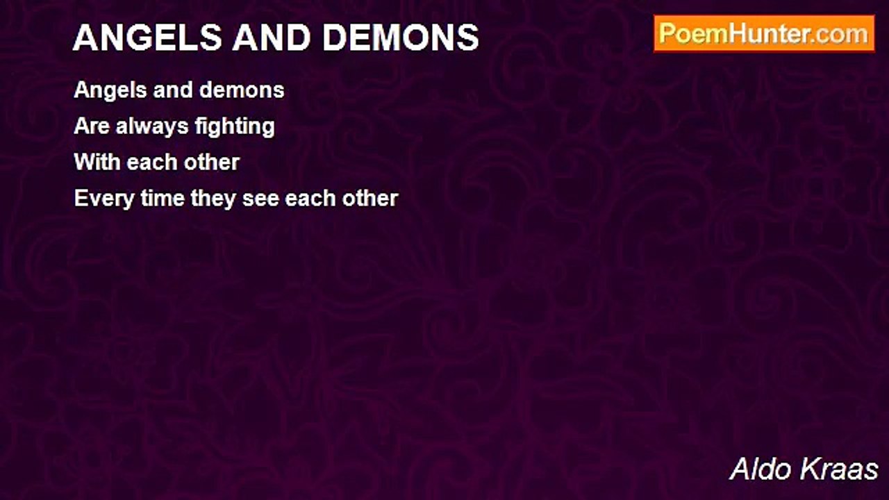 Aldo Kraas - ANGELS AND DEMONS