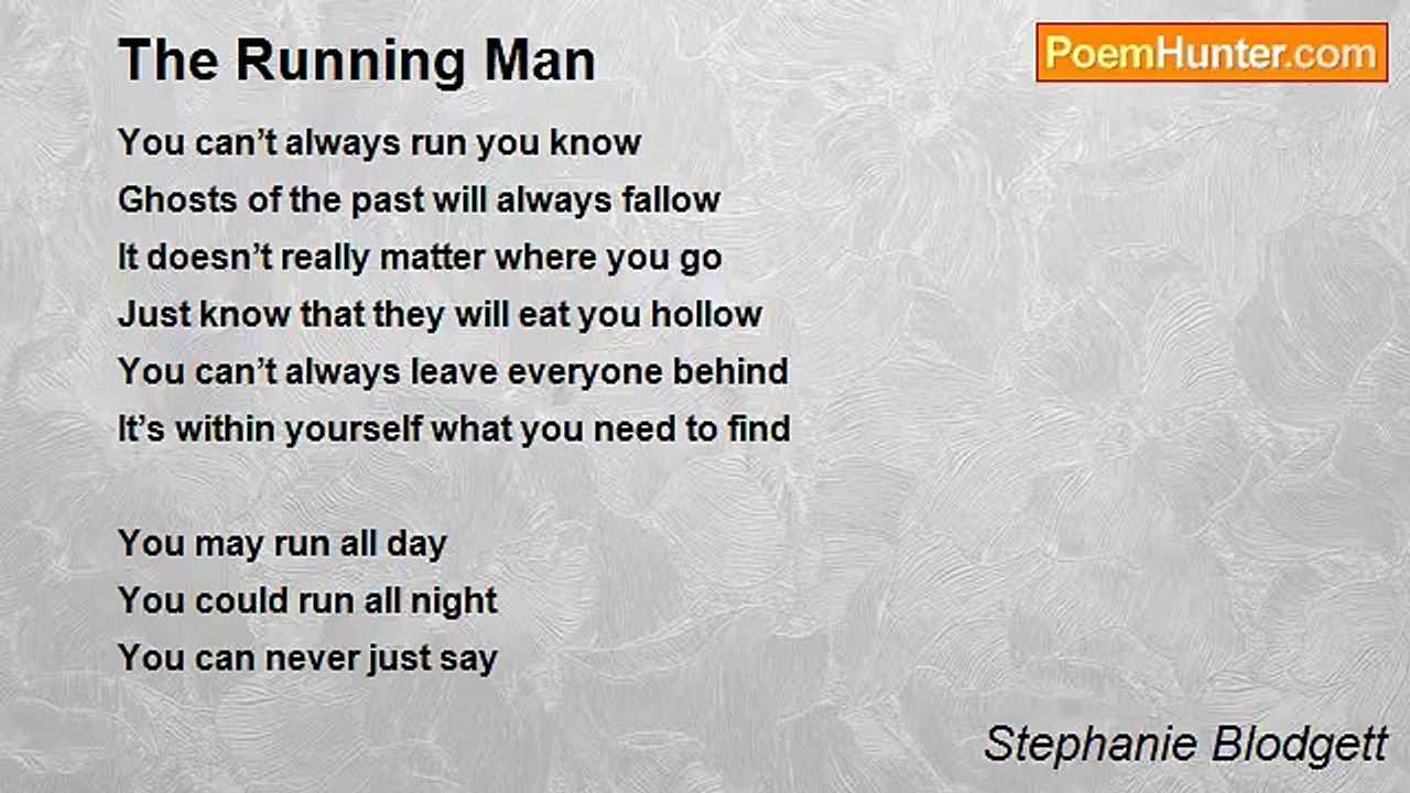 Stephanie Blodgett - The Running Man