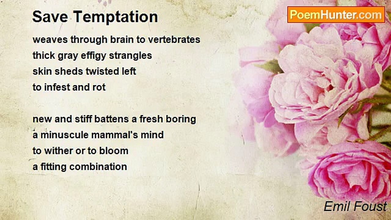 Emil Foust - Save Temptation