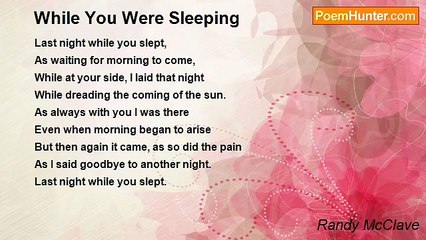 Randy McClave - While You Were Sleeping
