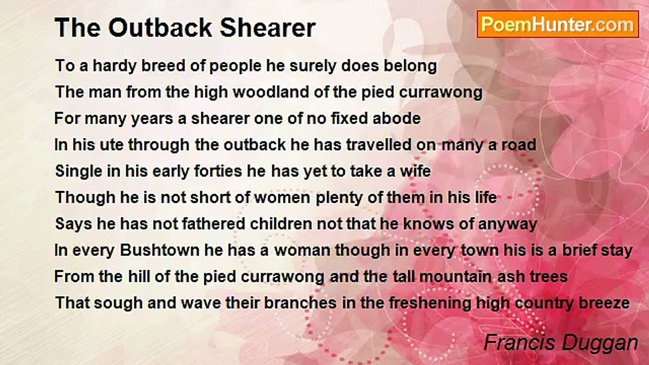 Francis Duggan - The Outback Shearer