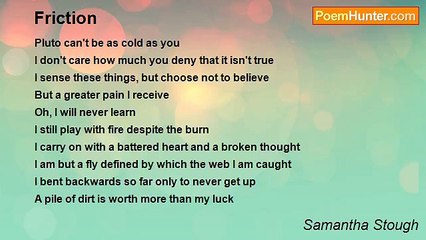 Samantha Stough - Friction