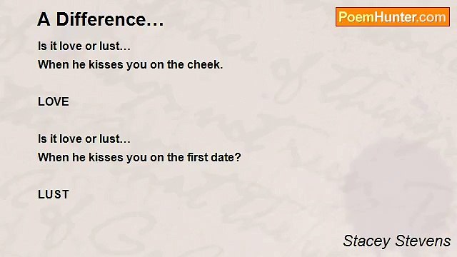 Stacey Stevens - A Difference…