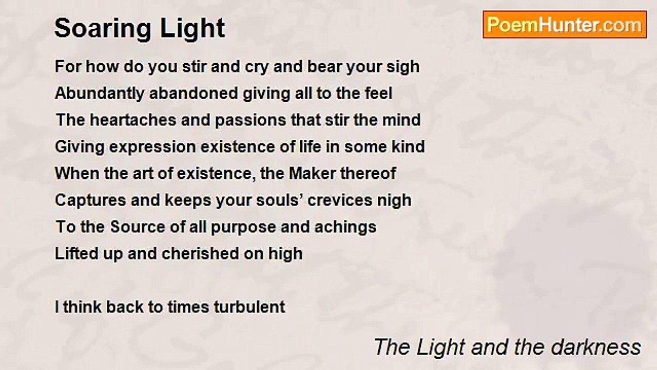 The Light and the darkness - Soaring Light