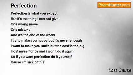 Lost Cause - Perfection