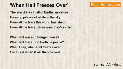 Linda Winchell - 'When Hell Freezes Over'