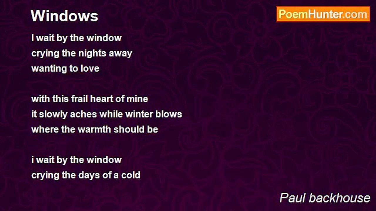 Paul backhouse - Windows