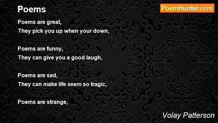 Volay Patterson - Poems