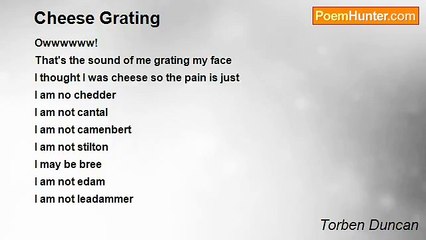 Torben Duncan - Cheese Grating