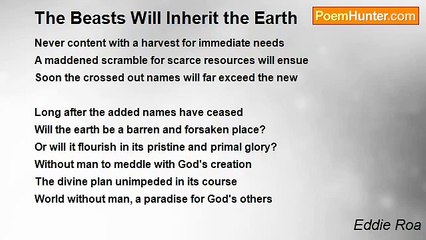 Eddie Roa - The Beasts Will Inherit the Earth