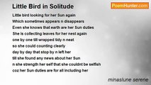 minaslune serene - Little Bird in Solitude