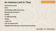 Jennifer. R. Hutchison - An Autumn Leaf In Time