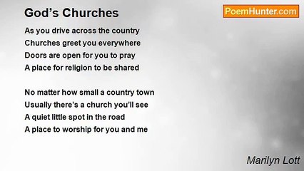 Marilyn Lott - God’s Churches