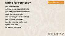 RIC S. BASTASA - caring for your body