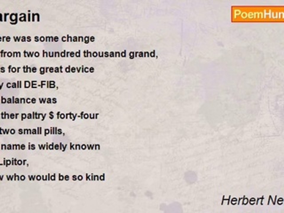 Herbert Nehrlich 2 - Bargain