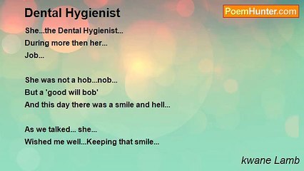 kwane Lamb - Dental Hygienist