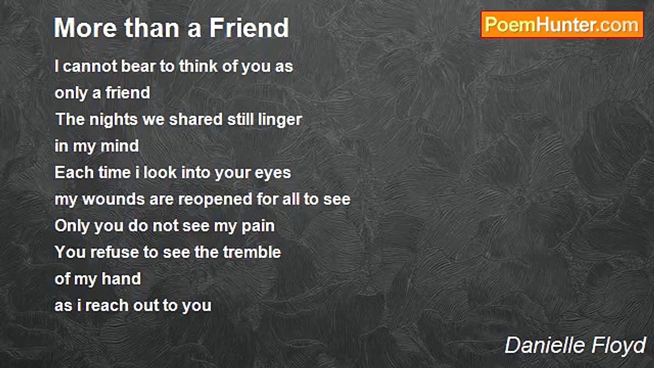 Danielle Floyd - More than a Friend