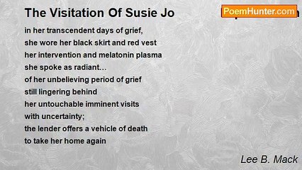 Lee B. Mack - The Visitation Of Susie Jo             Improvisation 01 24 2009