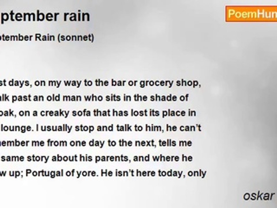 oskar hansen - september rain
