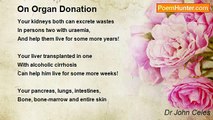 Dr John Celes - On Organ Donation
