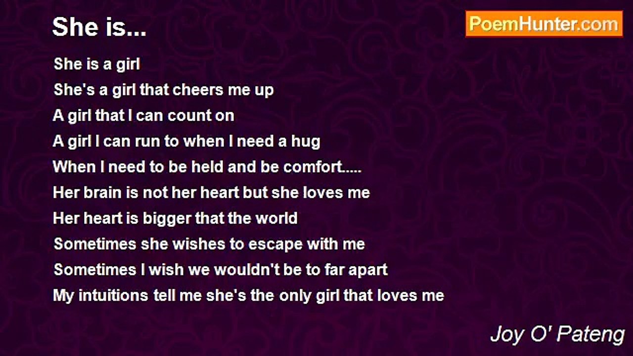 Joy O' Pateng - She is...