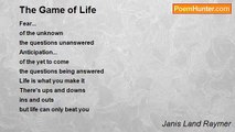 Janis Land Raymer - The Game of Life