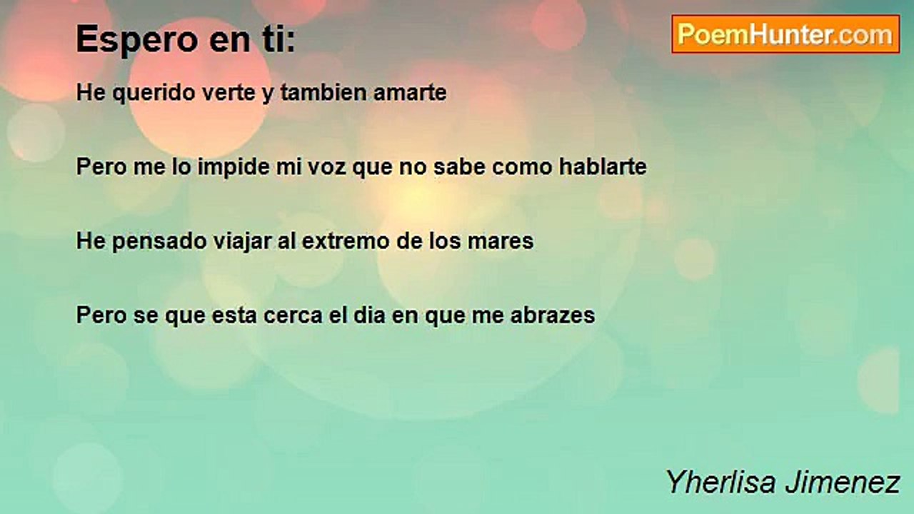 Yherlisa Jimenez - Espero en ti: