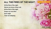 Aldo Kraas - ALL THE FIRES OF THE NIGHT