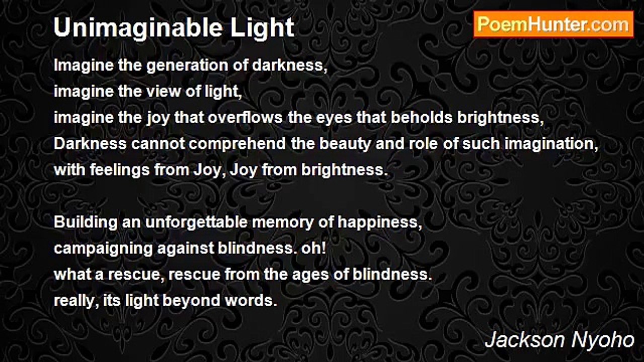 Jackson Nyoho - Unimaginable Light