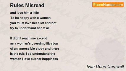 Ivan Donn Carswell - Rules Misread