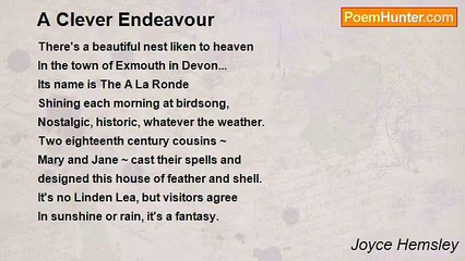 Joyce Hemsley - A Clever Endeavour