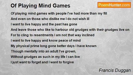 Francis Duggan - Of Playing Mind Games