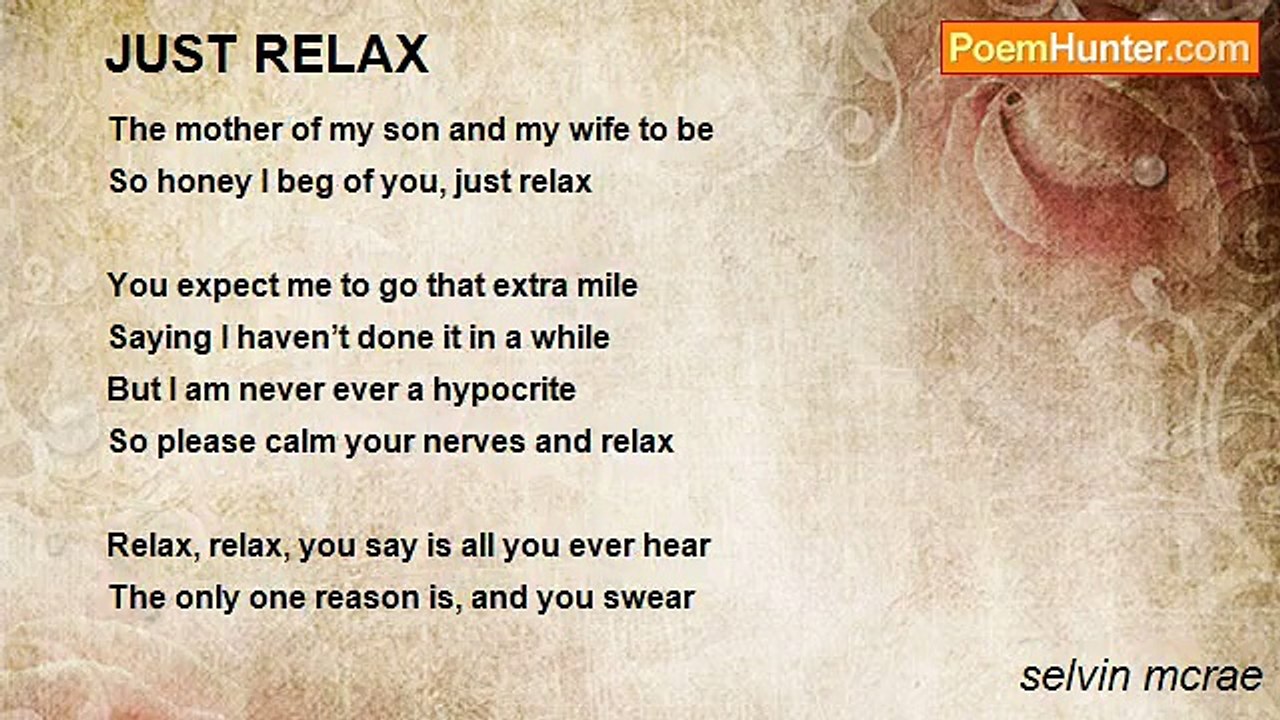 selvin mcrae - JUST RELAX