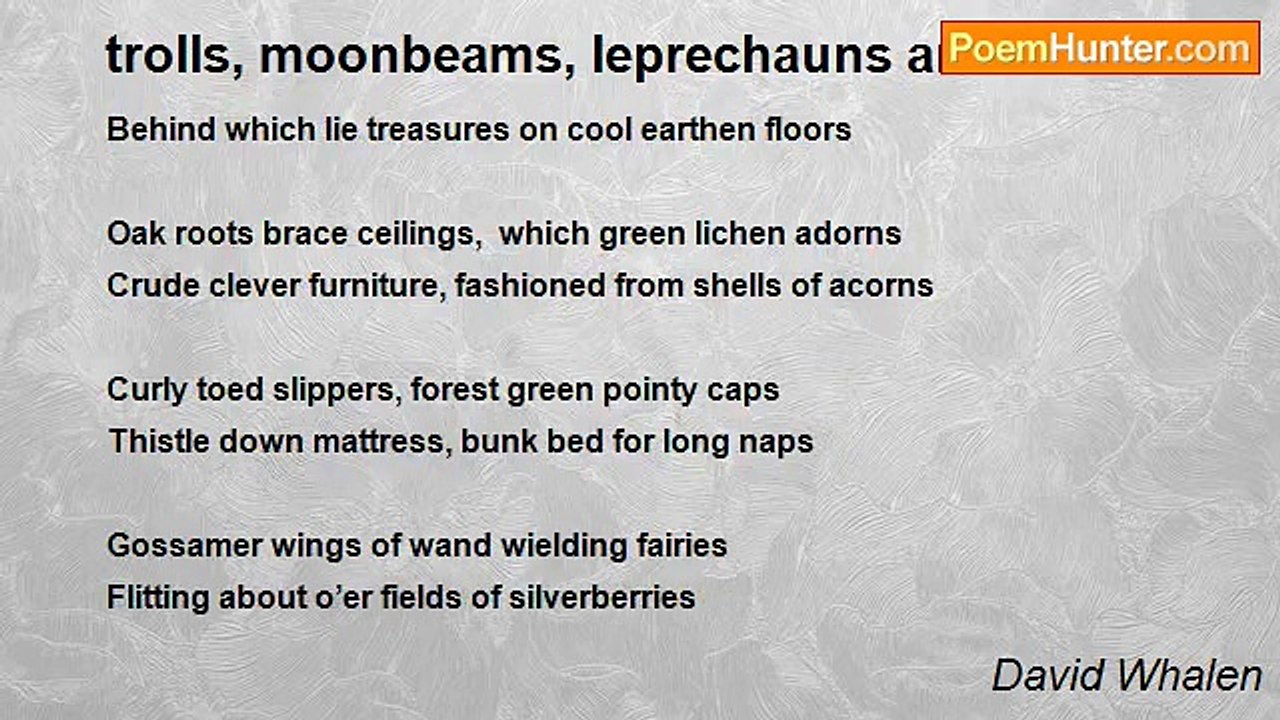 David Whalen - trolls, moonbeams, leprechauns and stardust